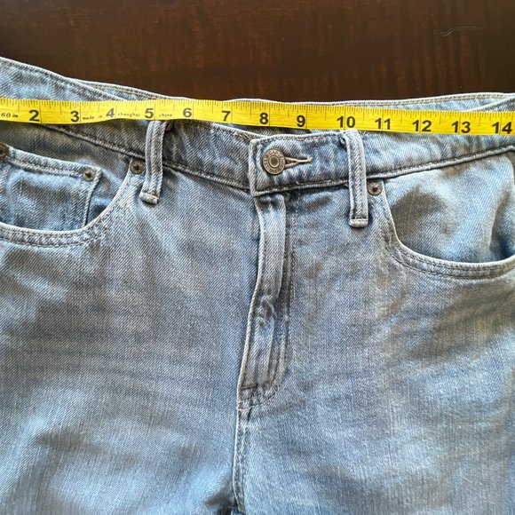 🌸4/$50🌸 NWOT 100% cotton Gap High-Rise Original Slouchy Light Indigo Jeans - Picture 12 of 13